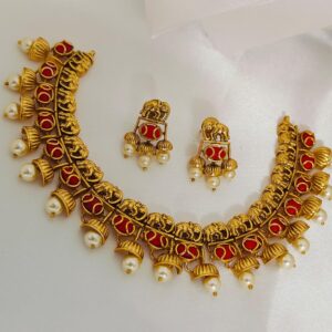 coral and pearl combo elephant set